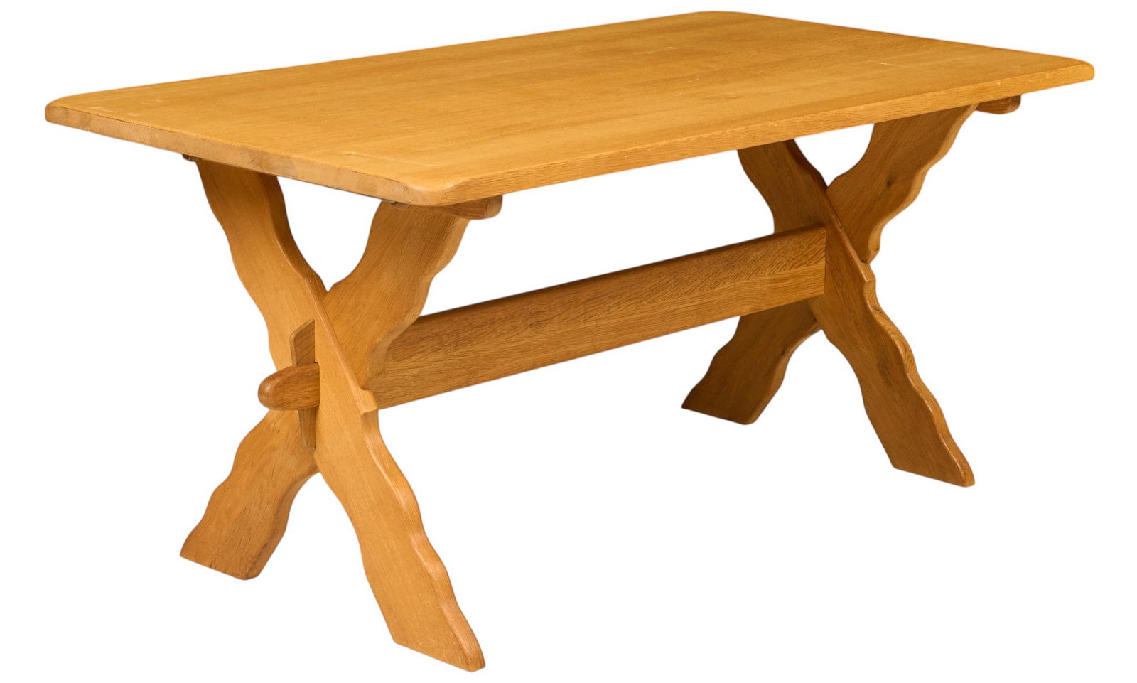 Henning Kjaernulf, Mid-Century Razorblade Dining Table (1 of 7)