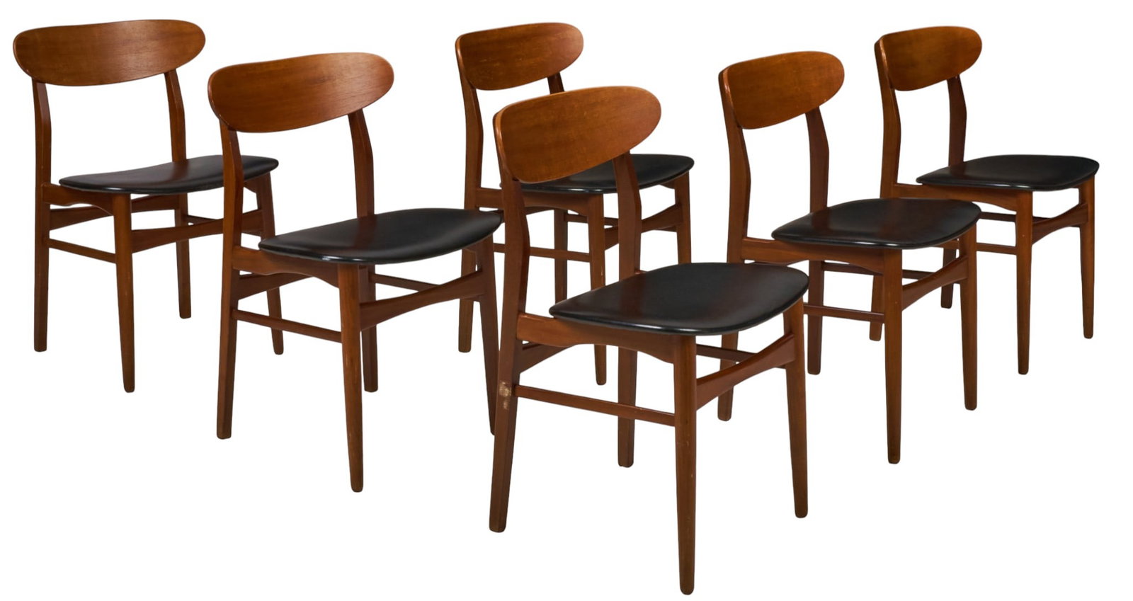 Set of (6) Farstrup Mobelfabrik Dining Chairs (1 of 3)