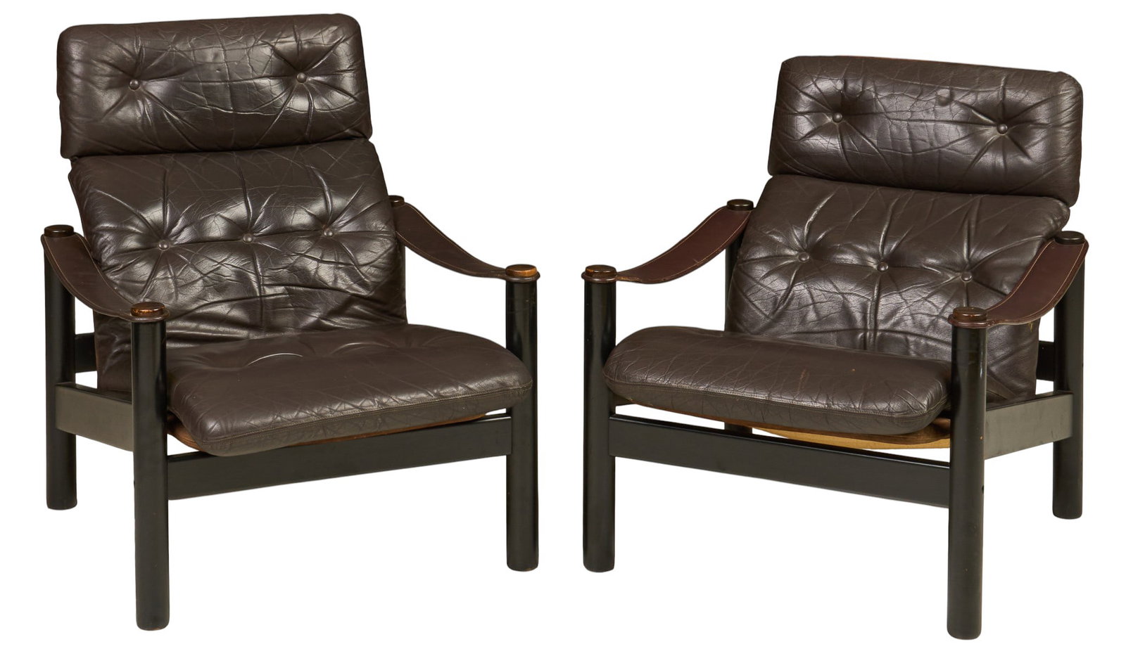 Pair of Ebbe Gehl and Soren Nissen Mid-Century Lounge Chairs (1 of 4)