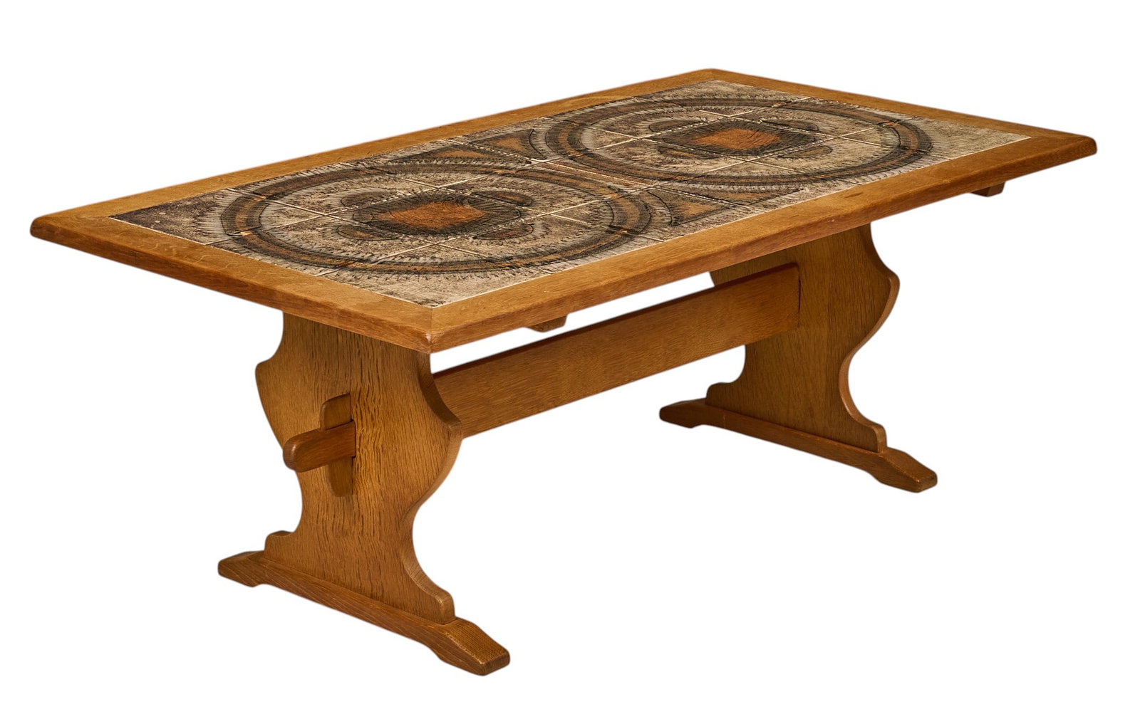 Danish Mid-Century Inlaid Coffee Table (1 of 5)