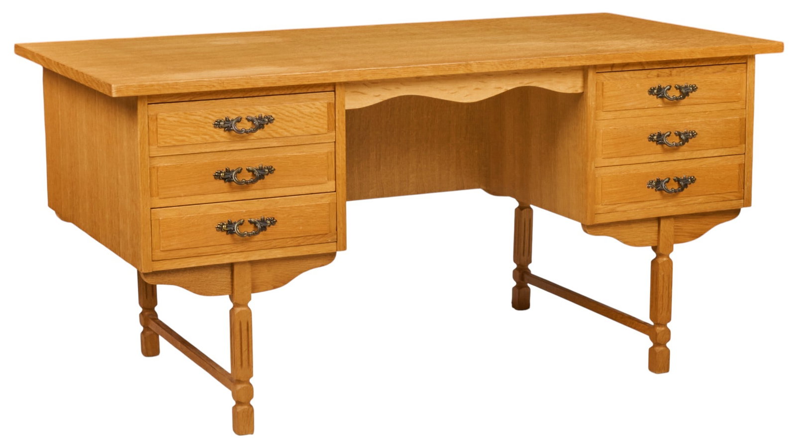 Henning Kjaernulf, Mid-Century Desk (1 of 4)