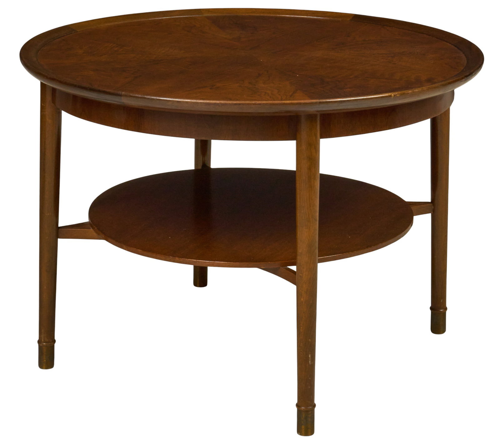 Danish Mid-Century Circular Side Table (1 of 3)