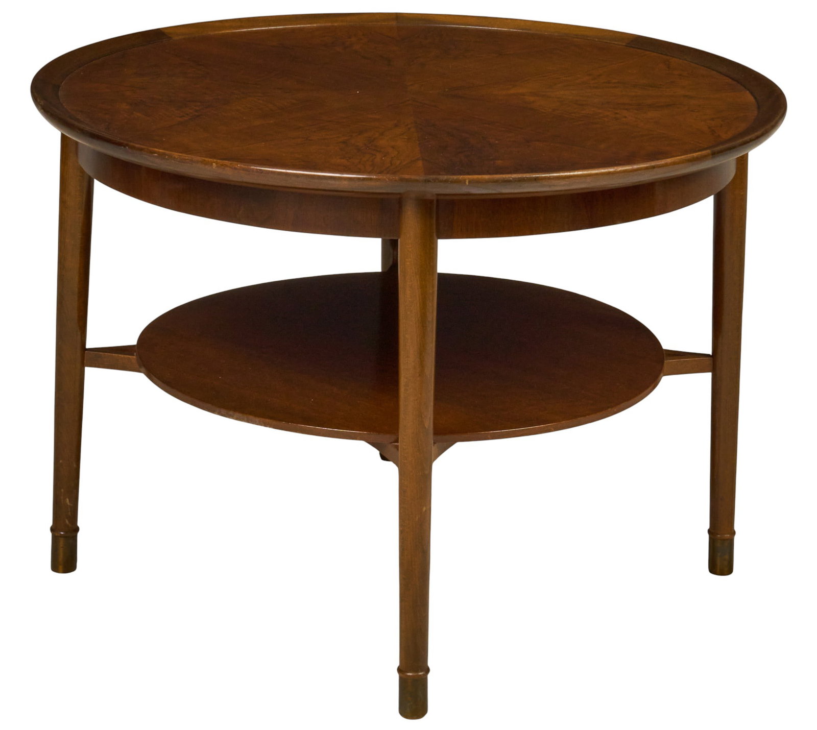 Danish Mid-Century Circular Side Table - 2