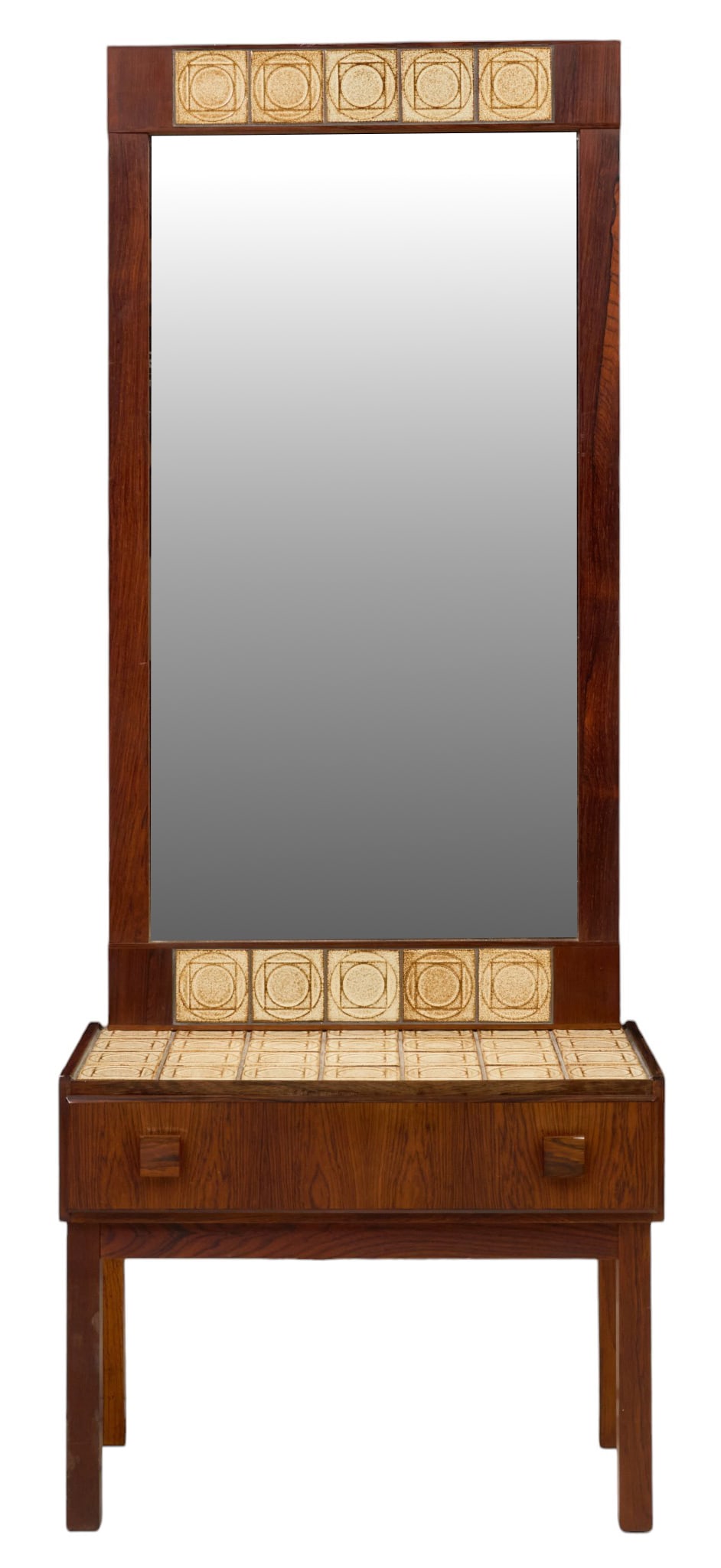 Danish Mid-Century Console and Mirror (1 of 4)