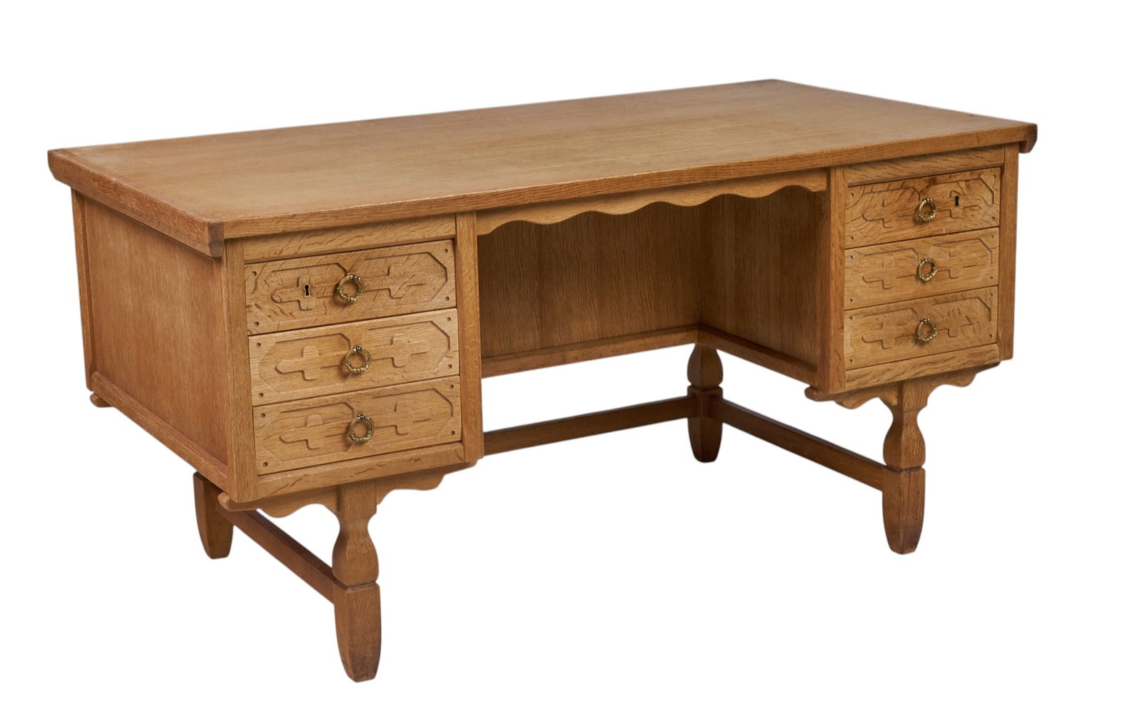 Henning Kjaernulf, Mid-Century Desk (1 of 5)