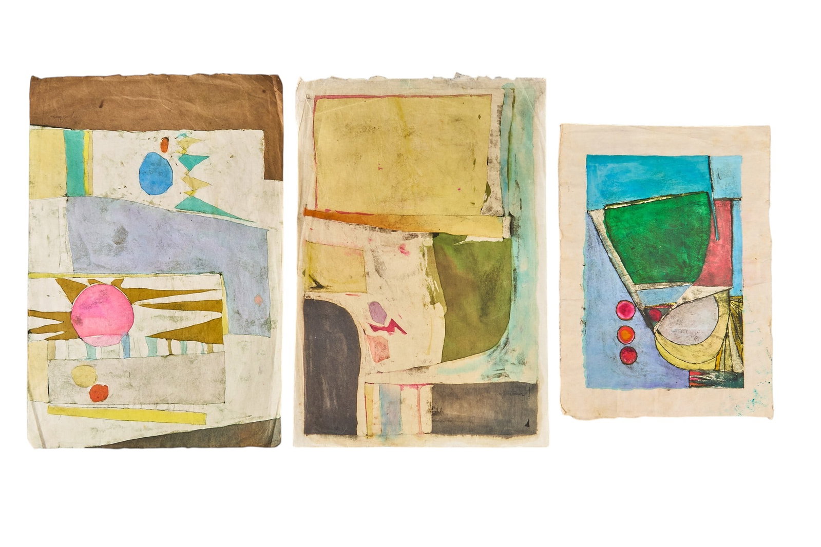 Margaret Putnam, (3) Abstract Works on Paper (1 of 5)