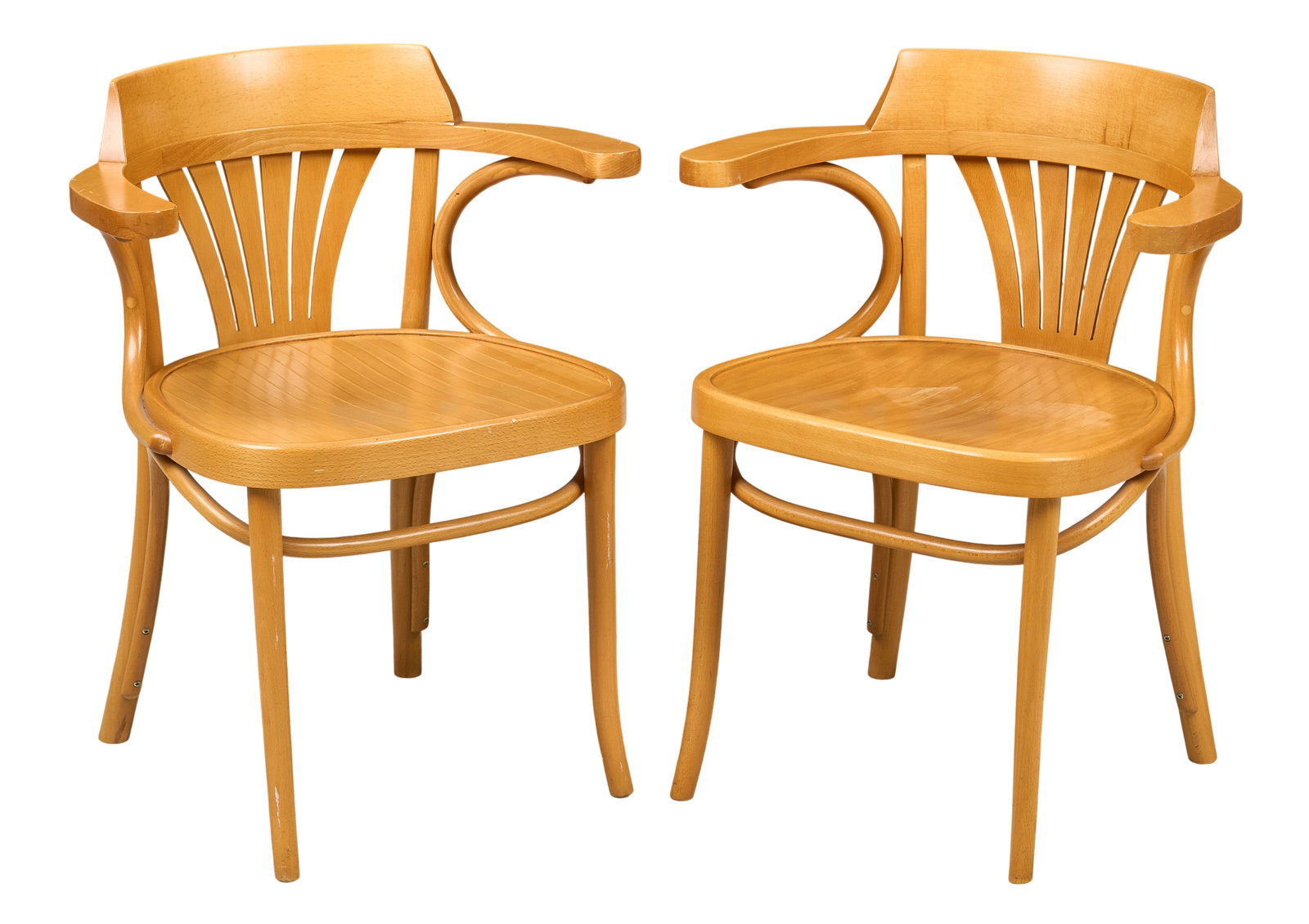 Pair of Mid-Century Bistro Chairs (1 of 4)