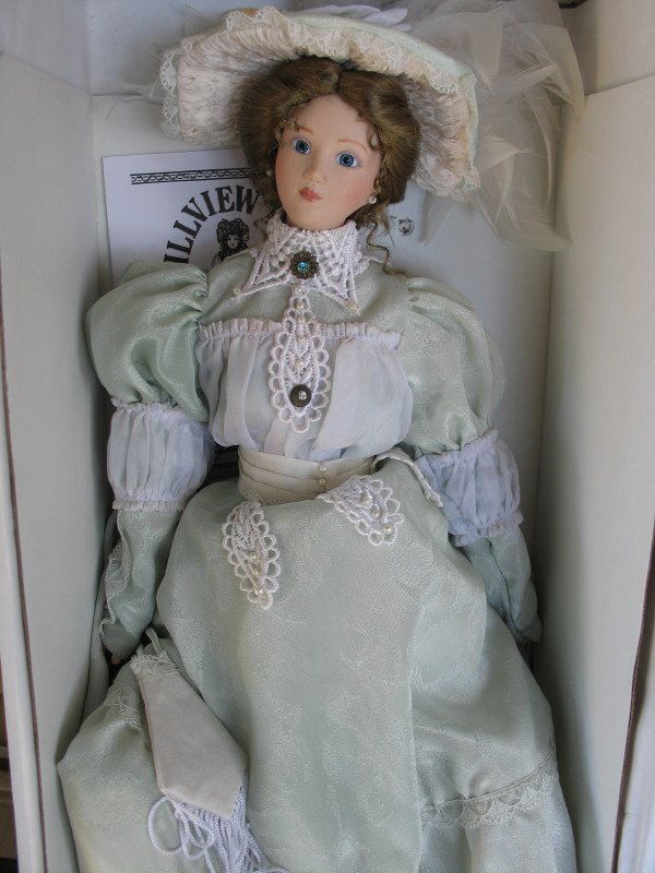 332. Three Mib L edition Hillview Lane Porcelain Dolls