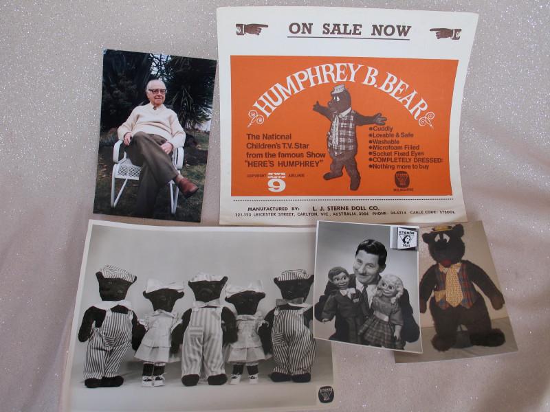 Historic LJ Sterne Gerry Gee, HBBear original ephemera. (1 of 7)