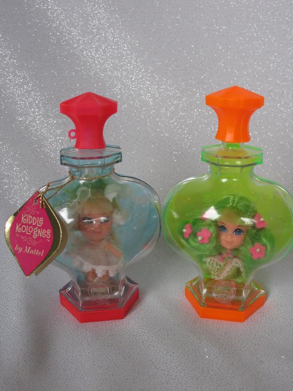 Four Mattel Liddle Kiddle Kolonges 1968-70. Three still (1 of 3)