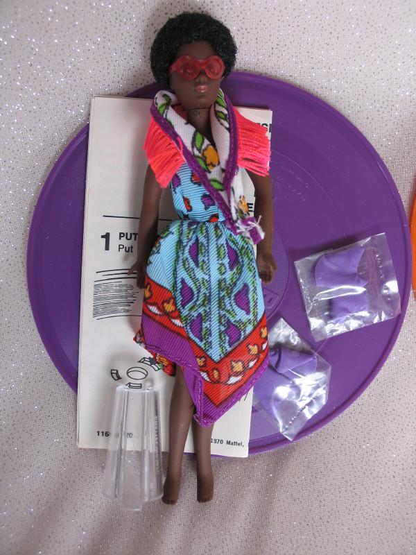 Four 1970 Mattel Rock Flowers dolls Heather (2 all (1 of 6)