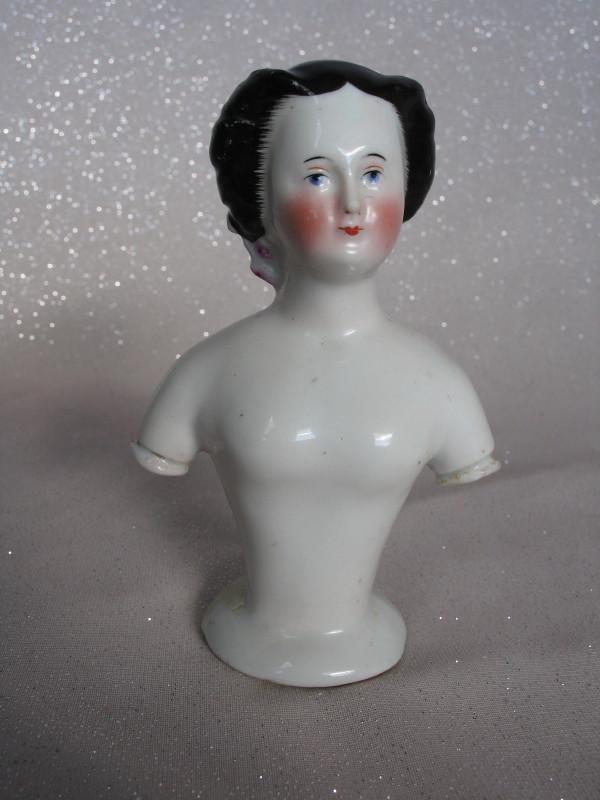 German Morning Glory type half doll 5" (12. 5cm) (1 of 3)