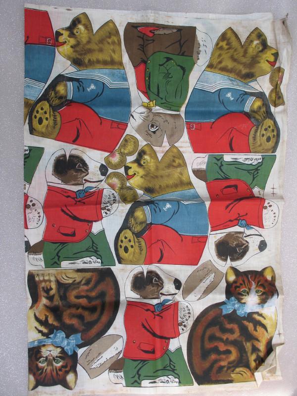 Three mint Dean's Rag Book Co cloth books. Rare 1958: Three mint Dean's Rag Book Co cloth books. Rare 1958 Here's Fun with Golli on the back page, rare MIP Our House 1958, 1961 Teddy in the Country. ALSO Dean's Rag Knock-About Book Co 1920 very rare uncu