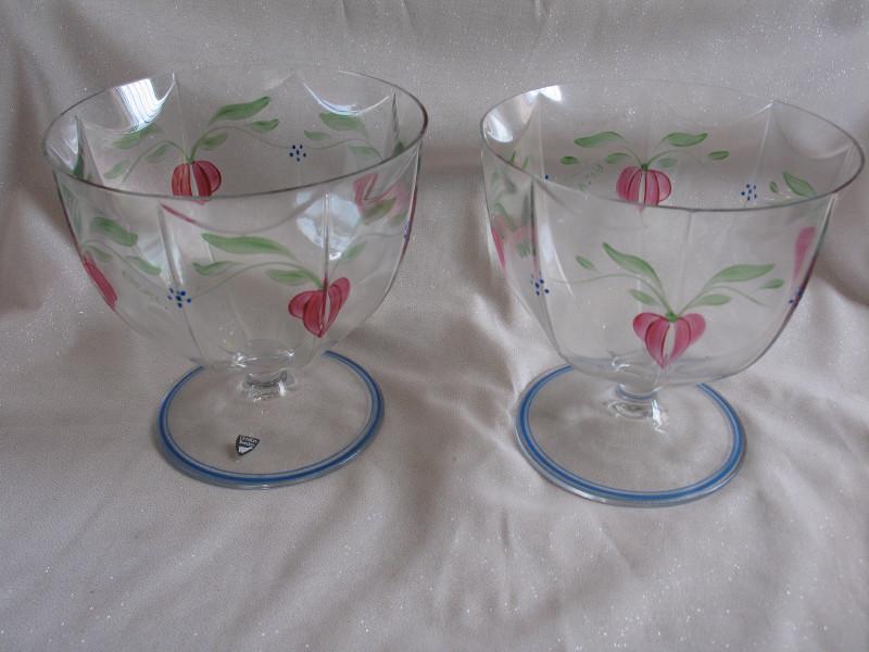 Two matching Crystal Orrefors Kosta Boda 1970s "Maja" (1 of 1)