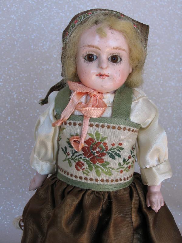 Antique German Child 1900s composition shoulderhead 10" (1 of 3)