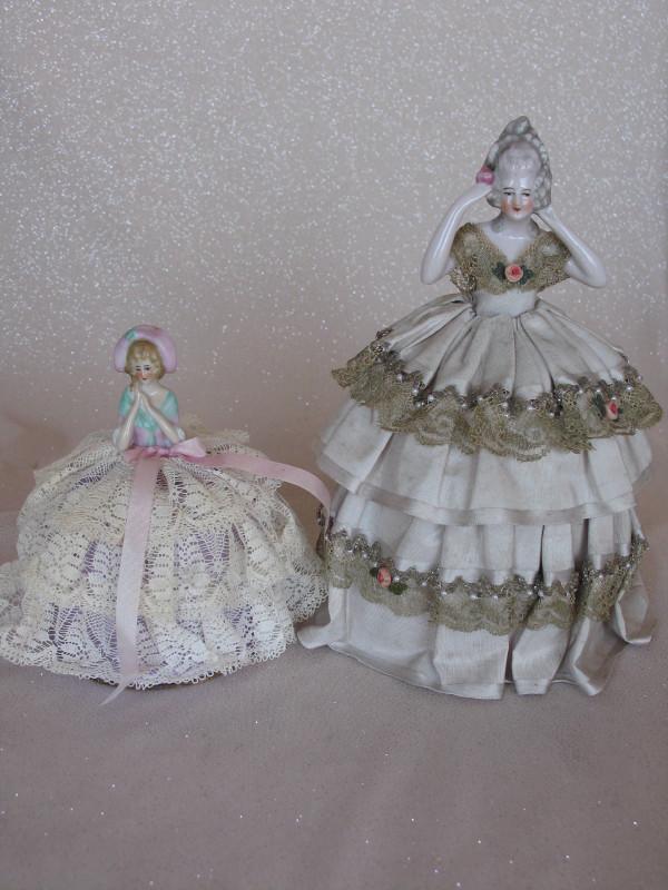 Thirteen Japan-German Half Dolls, mixed 4 . 5cm - 9 . (1 of 3)