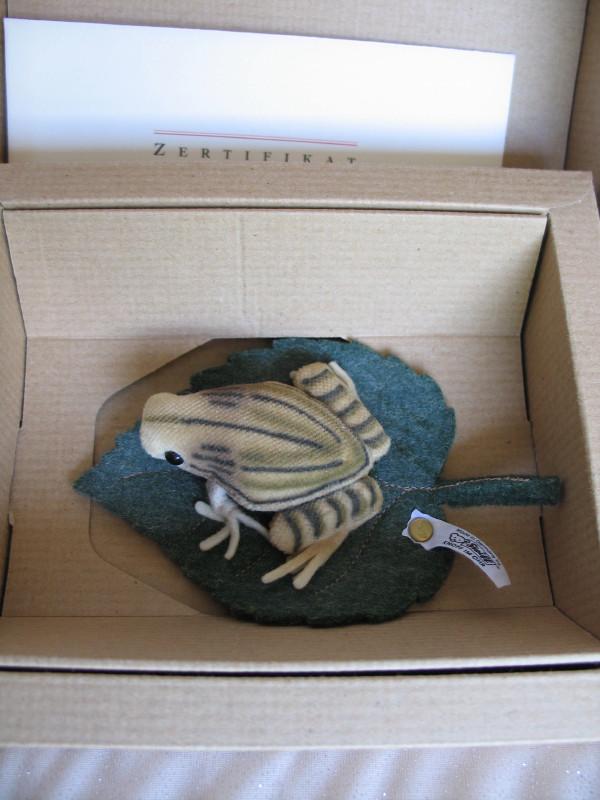 MIB Steiff Club 2003 Frog LE297 frog 5cm as a (1 of 2)