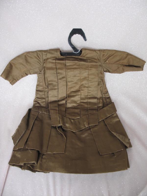 Three Antique-vintage French style doll dresses . (1 of 2)