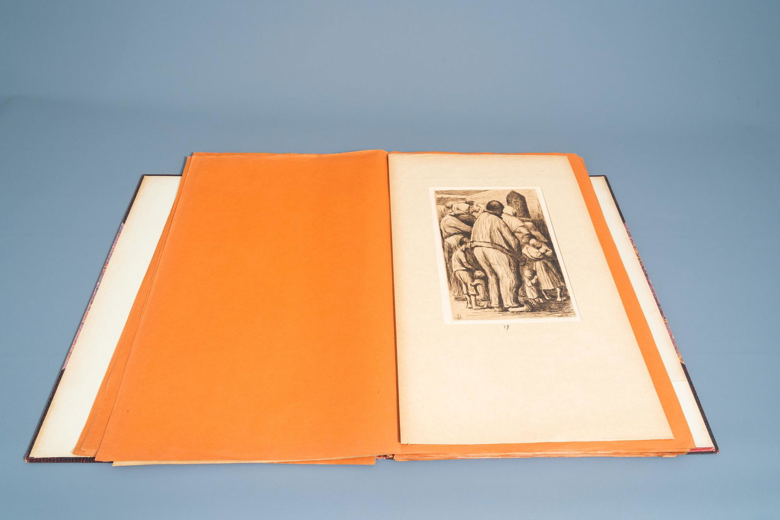 An interesting collection of mainly Belgian graphic: Title: An interesting collection of mainly Belgian graphic art, 18th/20th C. Description: Various formats. Works by a.o. Frans Van Kuyck, Egidius and Willem Linnig, Antoine Bourdelle, Pieter Verhaert,