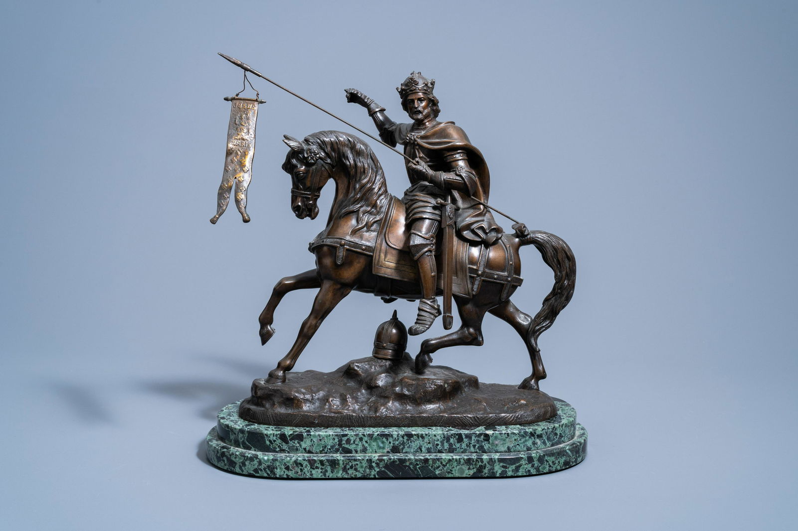 French school: Crusader on horseback, most probably (1 of 9)