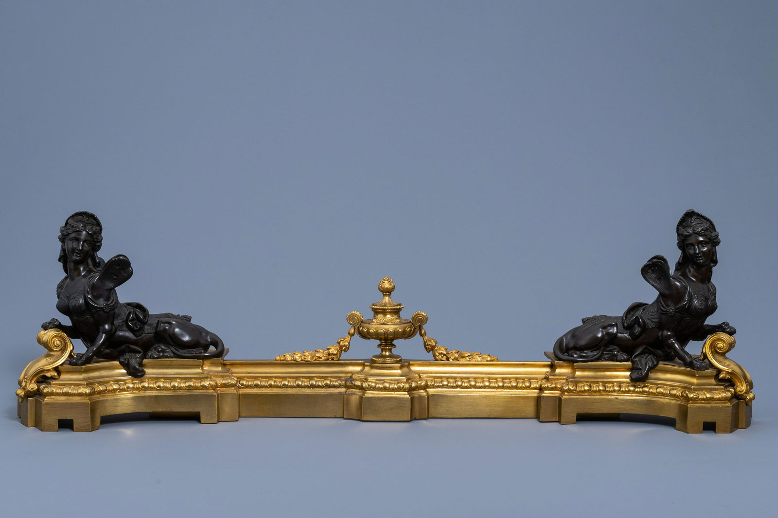 A pair of French Louis XIV gilt and patinated bronze (1 of 11)