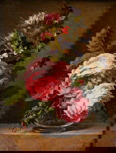 Jan Frans Van Dael (1764-1840): Still life of flowers, oil on canvas
