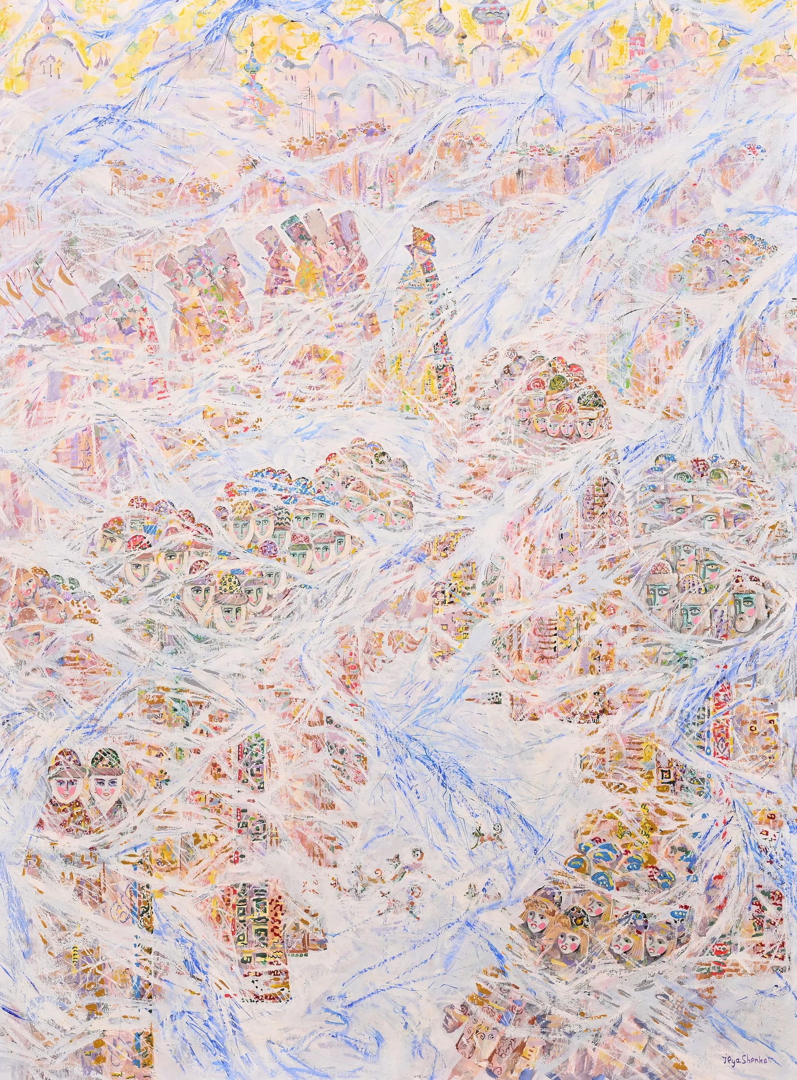 Ilya Shenker (1922-2013): On the road, oil on canvas (1 of 9)