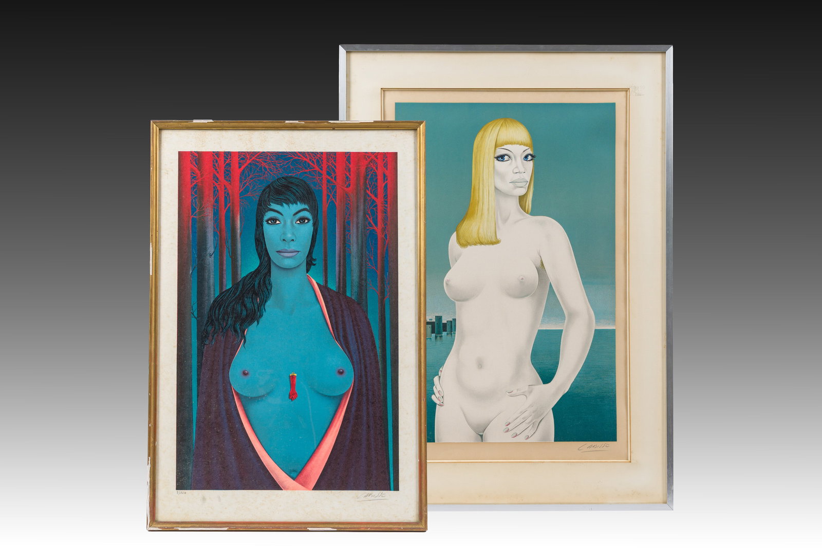 Félix Labisse (1905-1982): Two colour lithographs, ed. 7/150 and 18/180 (1 of 14)