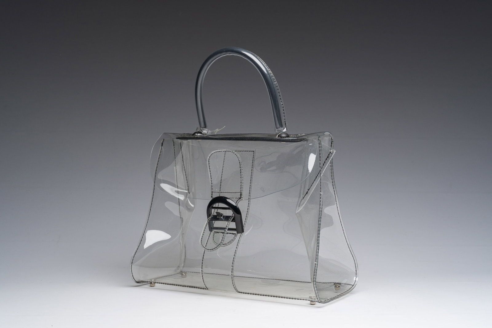 A Belgian Delvaux 'Brillant Noces d'Or' handbag in transparent vinyl on the occasion of the 50th (1 of 6)