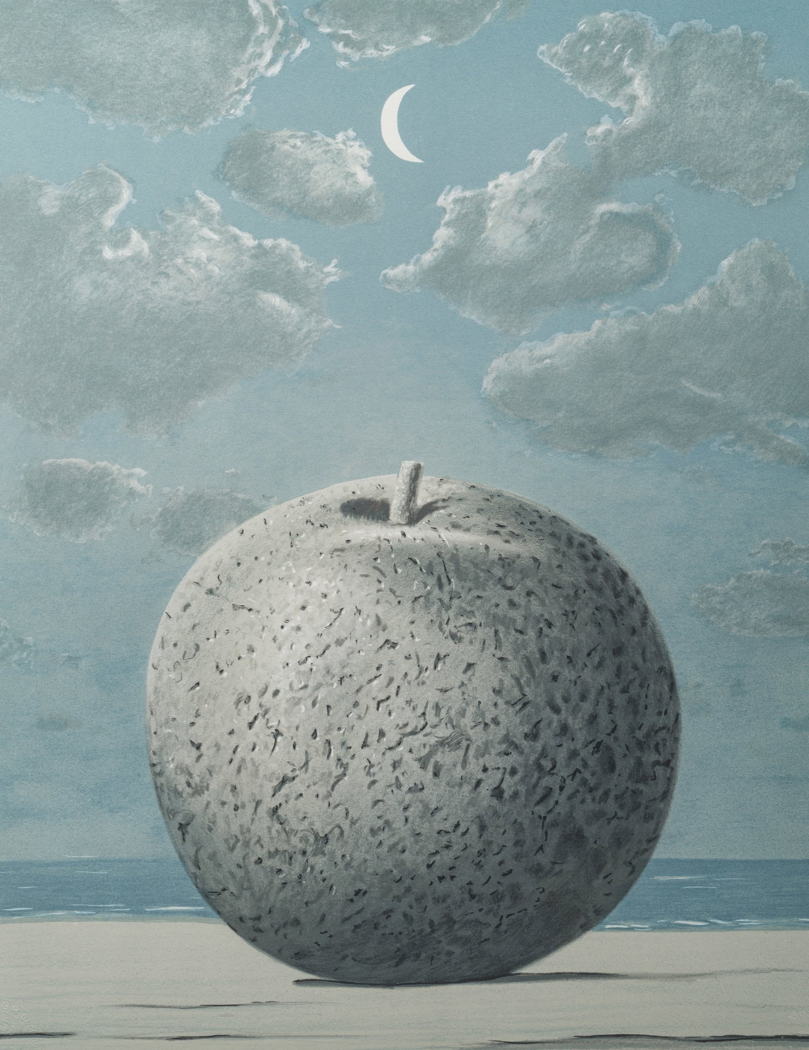 Rene Magritte (1898-1967, after): 'Souvenir de voyage', lithograph in colours, ed. 244/275, dated (1 of 6)