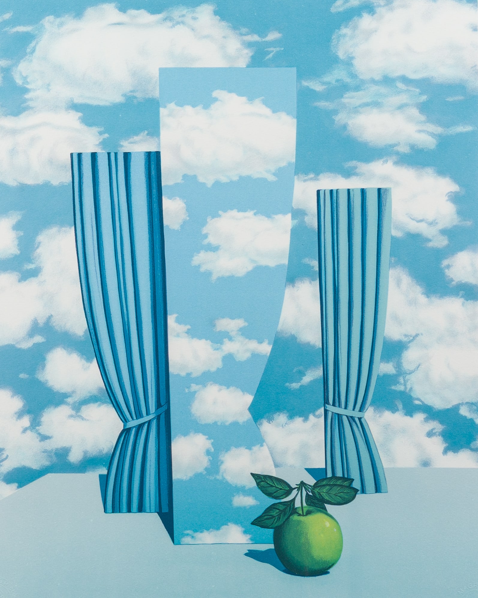 Rene Magritte (1898-1967, after): 'Le beau monde', lithograph in colours, ed. 229/275, dated 2011 (1 of 5)