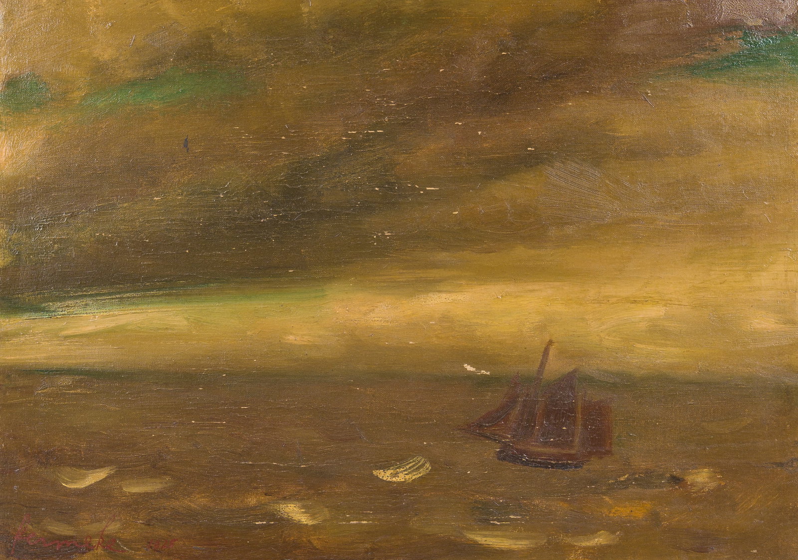 Constant Permeke (1886-1952): Marine, oil on canvas, dated 1925 (1 of 5)