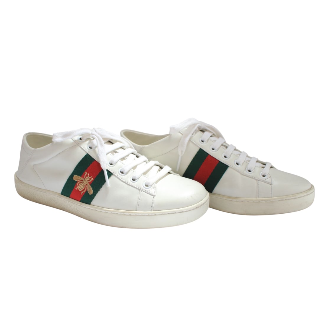Gucci Classic Bee white sneakers SZ 37 (1 of 4)