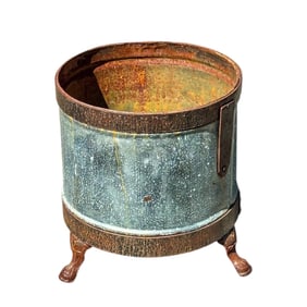 Vintage Bronze Metal Pot