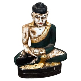 Wooden Buddha 7 x 10