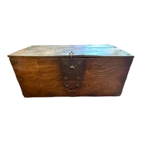 Antique Wooden Trunk