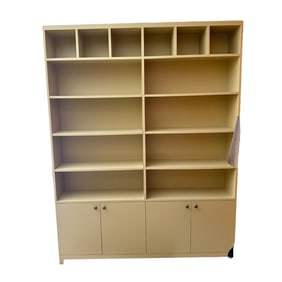 Particle Board Shelving & Cabinet