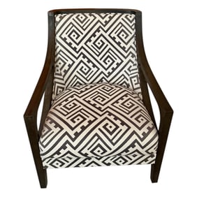 Maze Pattern Armchair