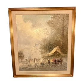 “Flower Stand, Paris" by Munzinger – Artwork