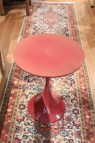 Pair of Red Tulip Side Tables