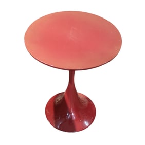 Pair of Red Tulip Side Tables