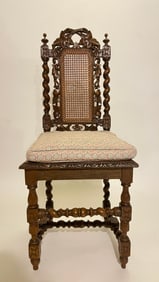 Set of 6 Jacobean Style Dining Chairs