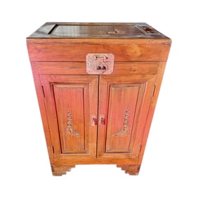 2-Piece Rosewood China Cabinet