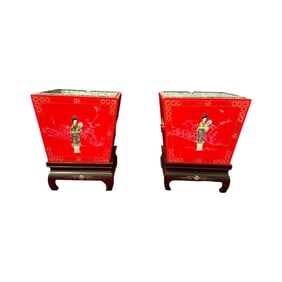 Chinoiserie Planters (Pair)