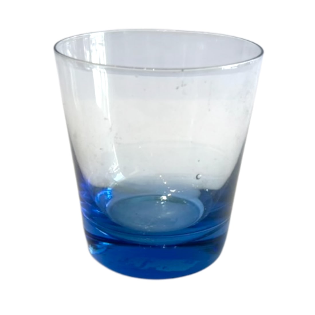 Blue-Base Clear Glass Tumbler (1 of 3)