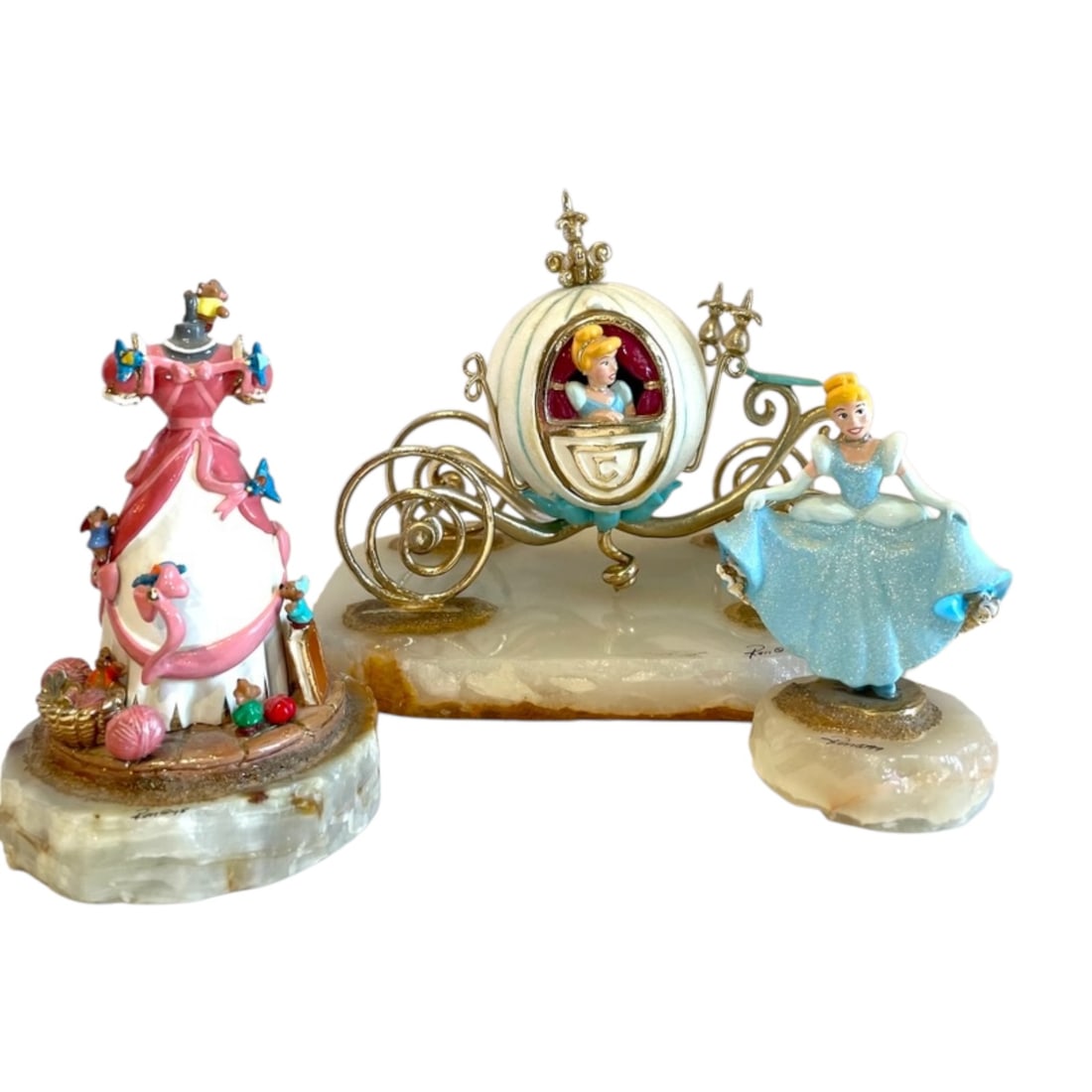 3 Ron Lee Disney Cinderella Sculptures (1 of 11)