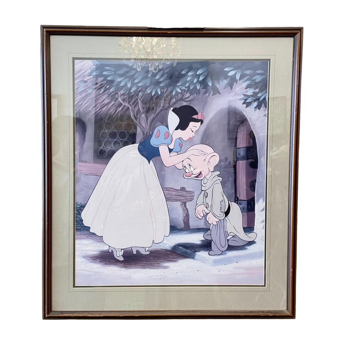 Disney Snow White and Dopey Framed Sericel (1 of 3)