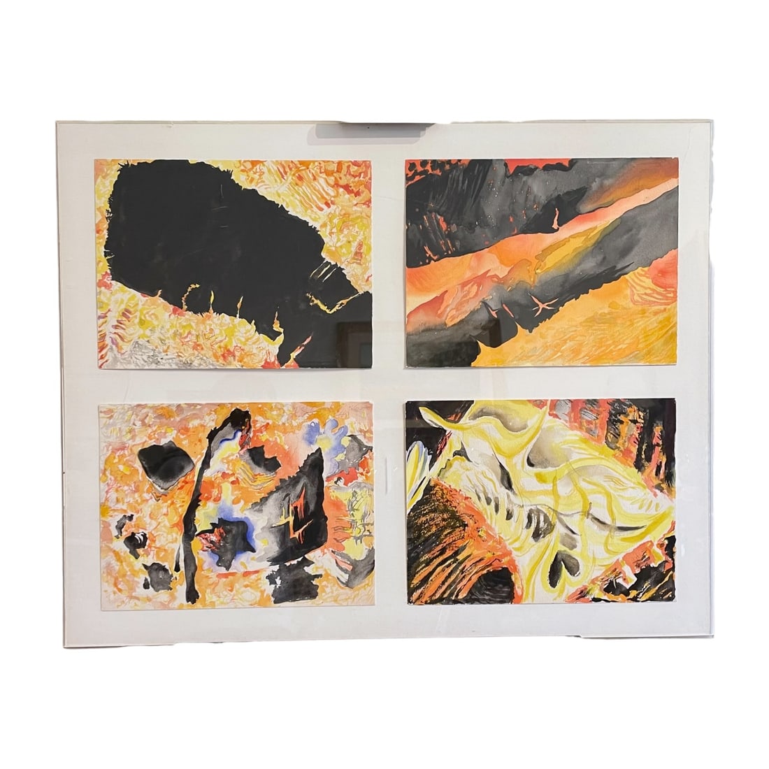Narcissus Quagliata “Fire" Watercolor Quartet (1 of 7)