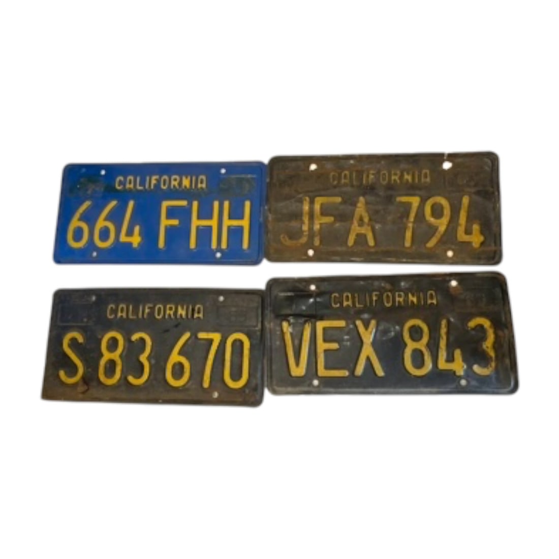 Vintage California License Plates (1 of 7)