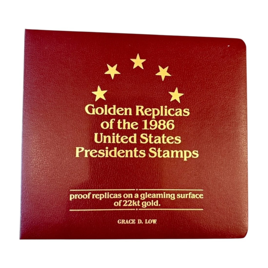 1986 U.S. Presidents 22K Gold Stamp Album (1 of 4)